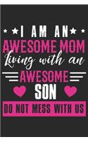 I am an awesome mom living with an awesome son do not mess with us