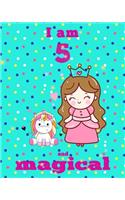 unicorn journal i am 5 and magical