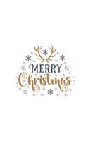 Merry Christmas, Christmas Notebook Kids, Lined Journal/Notes Christmas