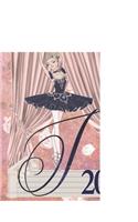2020 Weekly Planner - Ballerina Princess Monogram Initial Letter 