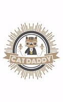 Cat Daddy: Blank Lined Notebook, Journal or Diary for cat lovers. Gift for dads.