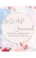 SOAP Journal-Easy & Simple Guide to Scripture Journaling-Bible Study Workbook 100 pages Book 21