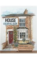 House Coloring Book: An Adult Coloring Book with Exterior Design Houses, Buildings Architecture Detailed & Relaxing!