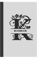 K Notebook letter