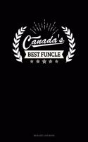 Canada's Best Funcle: Mileage Log Book(326 Mileage Log Book)