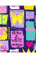 Draw And Write Journal: Primary Notebook Lined V15