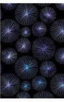 Bullet Journal Notebook Watercolor Dandelion Puff Balls Pattern 1