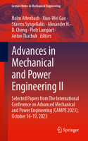 Advances in Mechanical and Power Engineering II