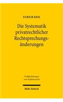 Die Systematik privatrechtlicher Rechtsprechungsänderungen