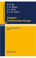 Proceedings of the Second Conference on Compact Tranformation Groups. University of Massachusetts, Amherst, 1971