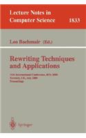 Rewriting Techniques and Applications: 11th International Conference, Rta 2000, Norwich, Uk, July 10-12, 2000 Proceedings