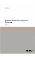 Skript zum Thema: Rechnungswesen / Controlling