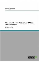 Was hat sich beim Wechsel von BAT zu TVöD geändert?