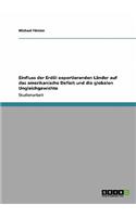 Einfluss der Erdöl exportierenden Länder auf das amerikanische Defizit und die globalen Ungleichgewichte