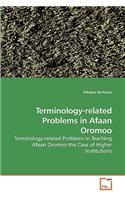 Terminology-related Problems in Afaan Oromoo