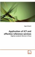Application of ICT and effective reference services