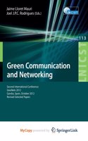 Green Communication and Networking