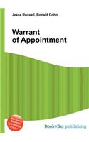 Warrant of Appointment: (English)