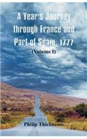 A Year's Journey through France and Part of Spain, 1777