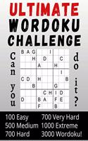 Ultimate Wordoku Challenge Can you do it?: 3000 Wordoku - Wordoku Puzzle Book for Adults - Easy - Medium - Hard - Very Hard - Extreme - Solutions at the Back of the Pages - 8,5'' x 11''