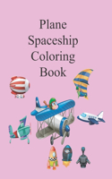 Plane Spaceship Coloring Book