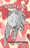 Pagina da colorare Mandala - Mandala Anti stress - Animale