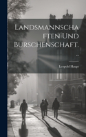 Landsmannschaften Und Burschenschaft...