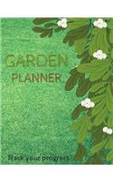 Gardening Planner: Practical Vegetable & Flower Gardening Journal Notebook A4 120 pages Wide lined Large Text White Berries