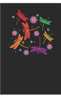Dragonfly Flower Pattern