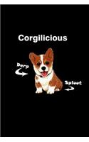 Corgilicious: Notebook Journal Diary 110 Lined pages