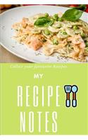 My Recipe Notes