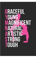 Gymnastics Notebook - Girls Gymnastics Gymnast Definition Gymnast Gift - Gymnastics Journal