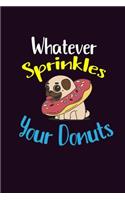 Whatever sprinkles Your Donuts: With a matte, full-color soft cover, this Bucket List Journal is the ideal size 6x9 inch, 90 pages cream colored pages . Make dreams come true. Get 