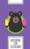 Notebook for Icecreams