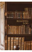 Reading Log: A Book Lovers Journal