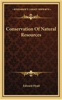 Conservation of Natural Resources