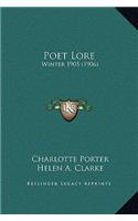 Poet Lore