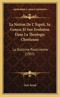 La Notion De L' Esprit, Sa Genese Et Son Evolution Dans La Theologie Chretienne
