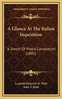 A Glance At The Italian Inquisition