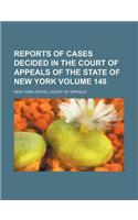 Reports of Cases Decided in the Court of Appeals of the State of New York Volume 148