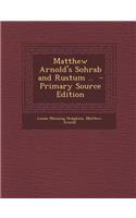 Matthew Arnold's Sohrab and Rustum ..