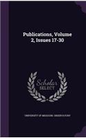 Publications, Volume 2, Issues 17-30