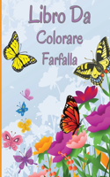 Libro da colorare farfalla