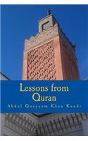 Lessons from Quran