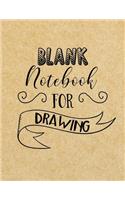Blank Notebook For Drawing: Blank Doodle Draw Sketch Books