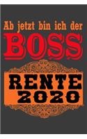Rentner Notizbuch 2020