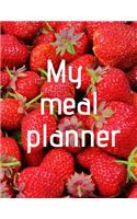 My meal planner - strawberries