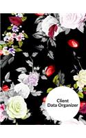Client Data Organizer: A-Z Alphabetical Client Data Organizer Record Log Book- Customer Appointment Information Pad - For Salons, Nail, Hair Stylists, Barbers, Event Plann