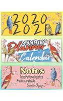 2020-2021 Monthly Planner: Blue Sky 8x10inch 2 Years Monthly Planner Calendar Schedule Organizer From January 1,2020 to December 31,2021 (24 Months Calendar Planner) With Holi