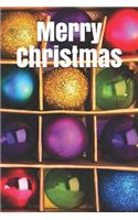 Merry Christmas Notebook, Cristmas Journal, Christmas Diary, Santa Claus - One Subject - 120 Pages: 6x9 in